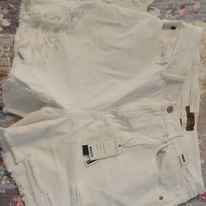 Judy Blue White Jean Shorts